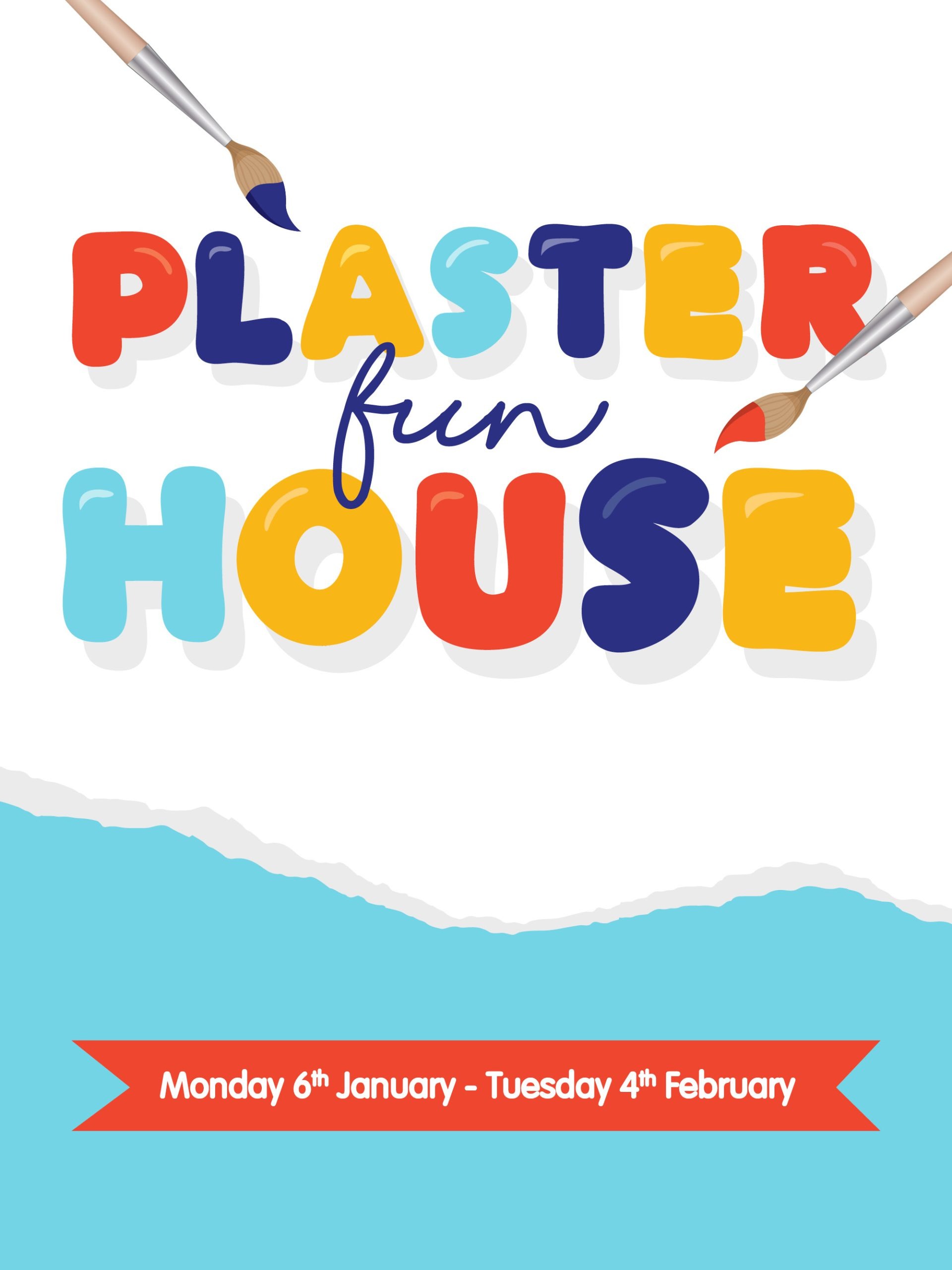 School Holidays- Plaster Fun House