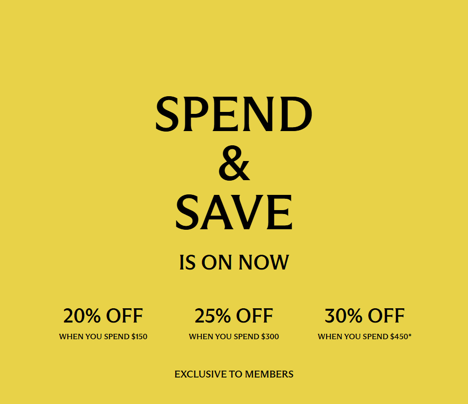 COUNTRY ROAD SPEND & SAVE