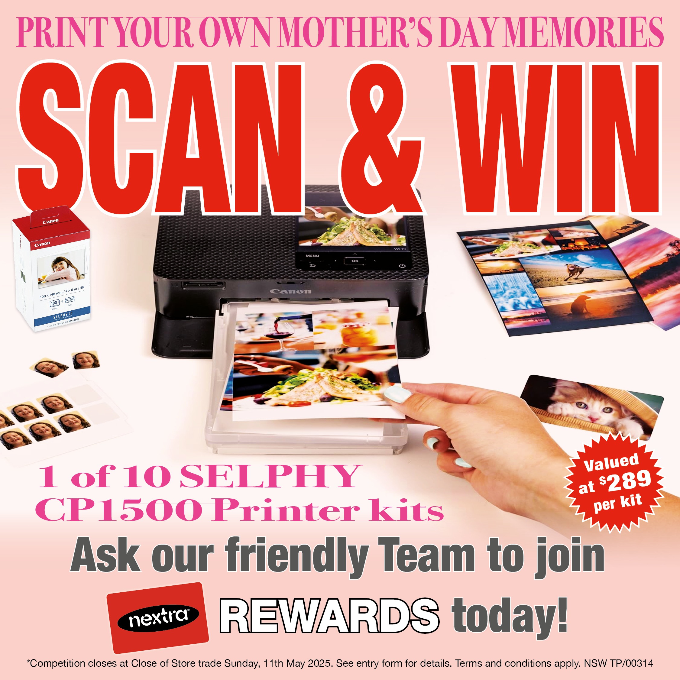 NEXTRA SCAN & WIN competition