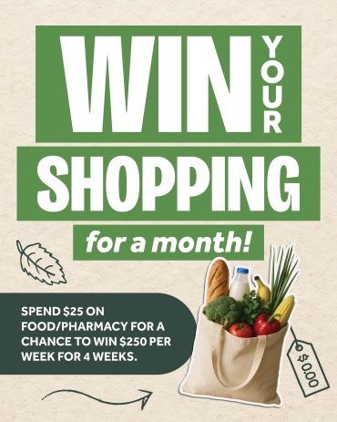 Win your Shopping for a Month