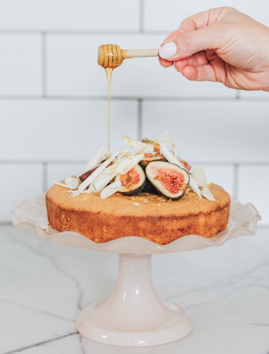 Amanda Cordony's White Chocolate and Almond Cake With Figs